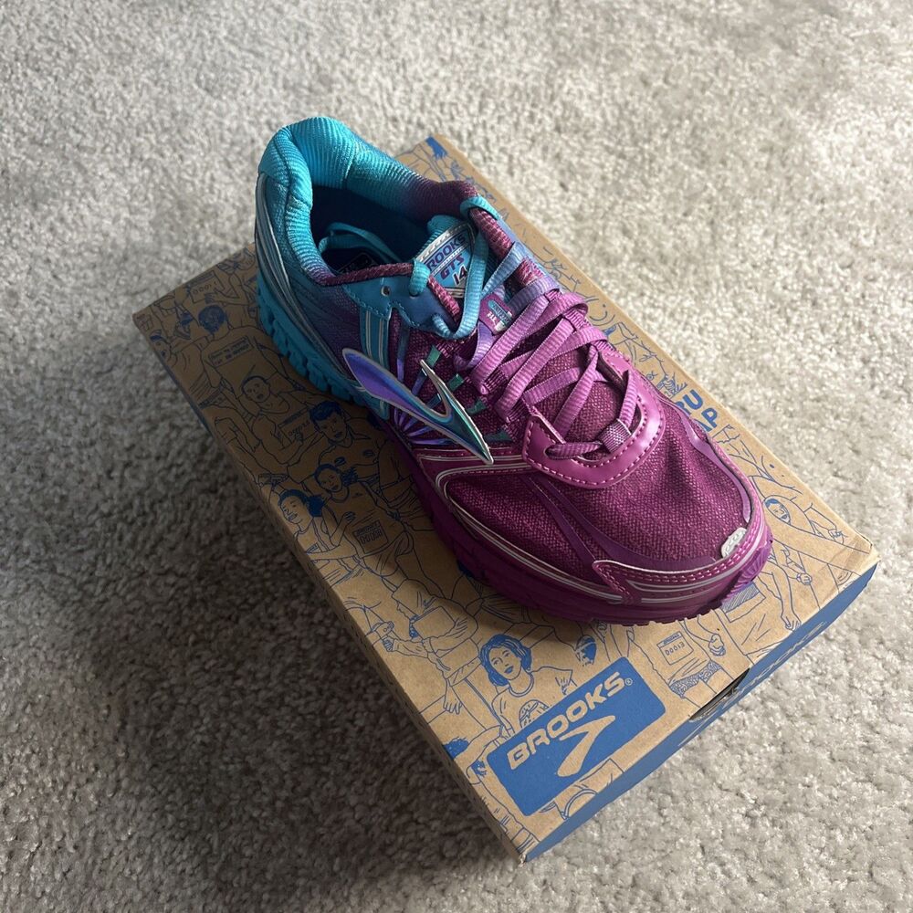 Brooks Adrenaline GTS 14 Women's Run/Walk Shoes Size 7.5 B New w/Box Ombre Blue - Picture 2 of 8